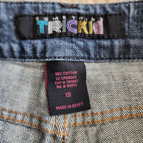 Womens/Juniors Blue Denim Bermuda Shorts size 13 - Picture 6 of 6